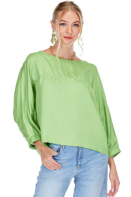 Batwing Top - S/M / Green - Tops-Novelty/Cut & Sewn