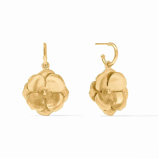 Bloom Hoop & Charm Earring - Jewelry