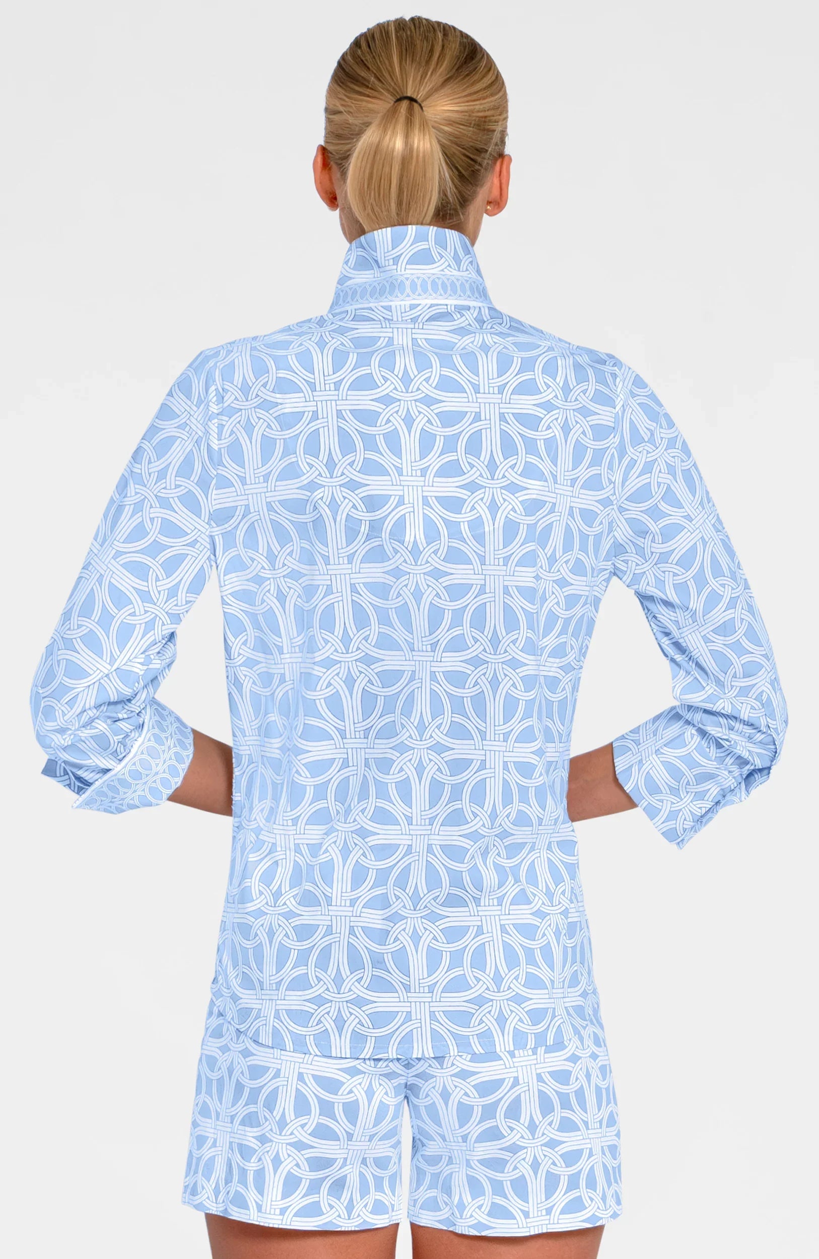 Boyfriend Shirt in Ring Toss - Tops-Novelty/Cut & Sewn