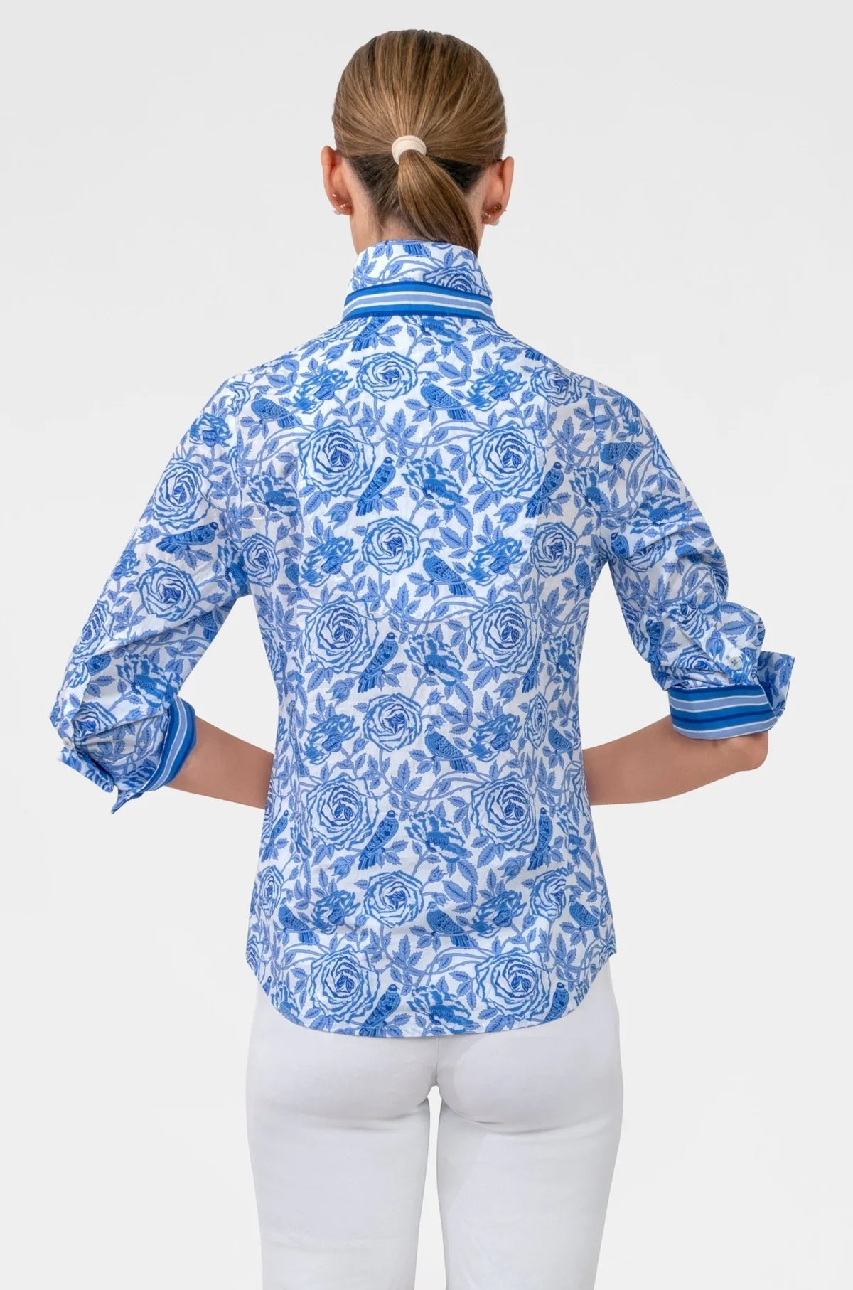 Boyfriend Shirt in Smell The Roses