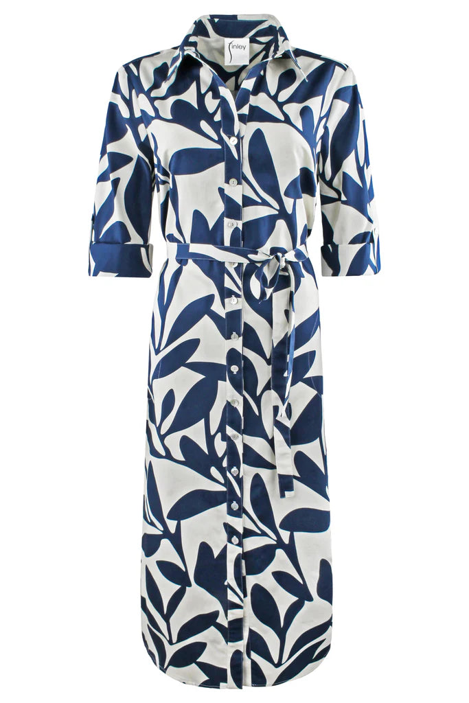 Long Alex Shirtdress in Branching Out