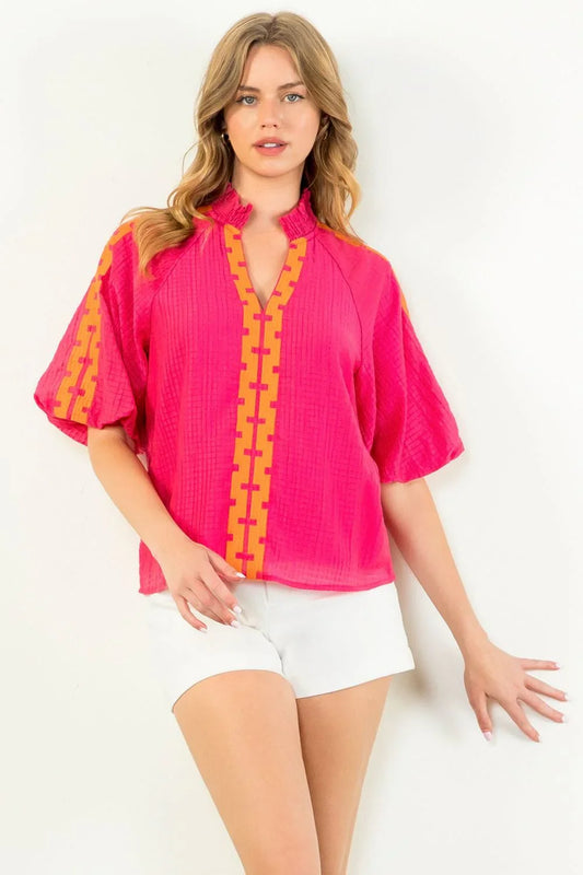 Daisy Top - Tops-Novelty/Cut & Sewn
