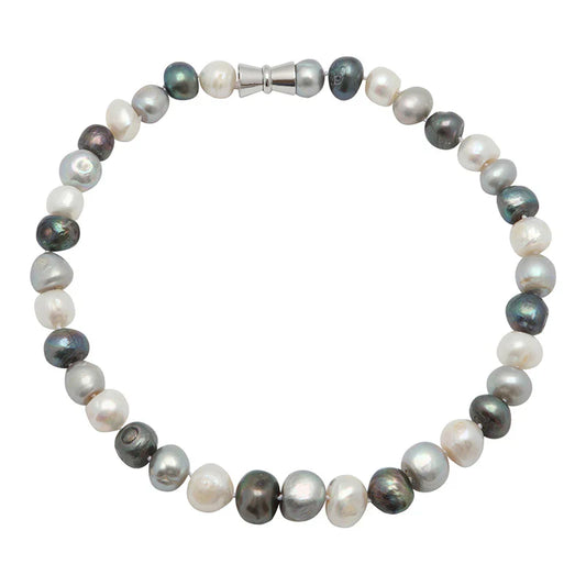Dark Mix Bam Bam Single Strand Necklace - Jewelry