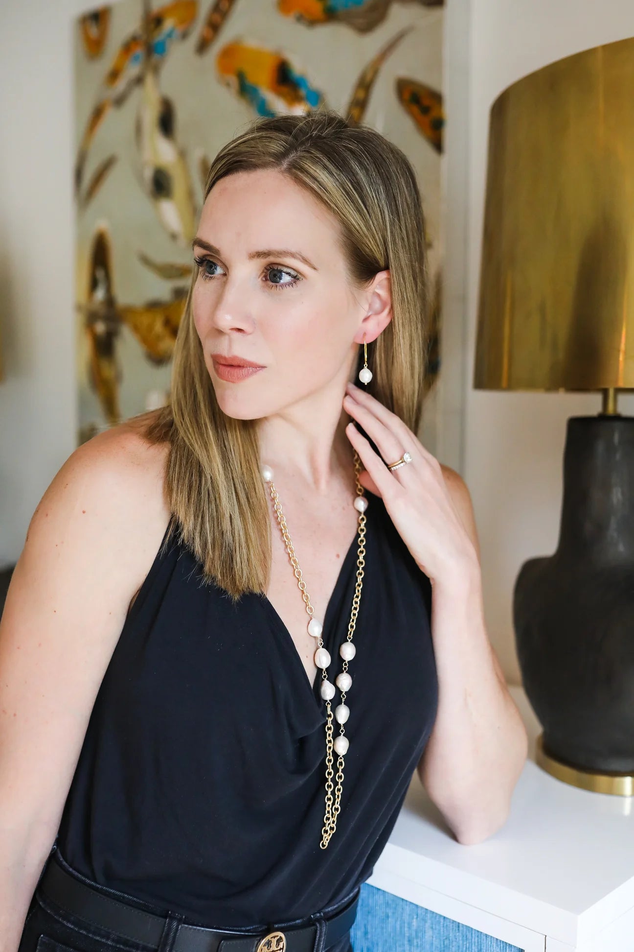 Edison Open Hoop Earrings