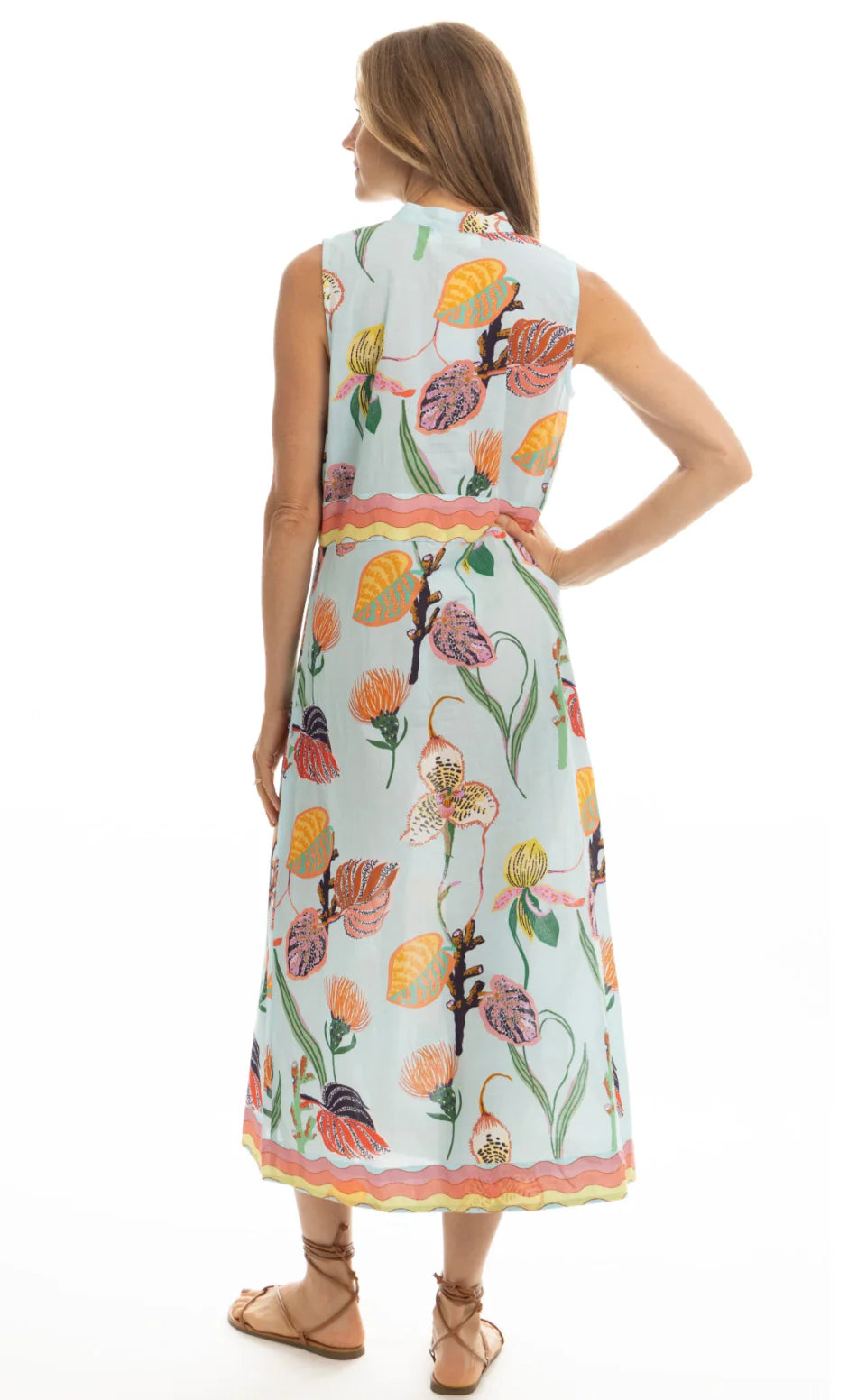 Elle Maxi Dress with Quilted belt