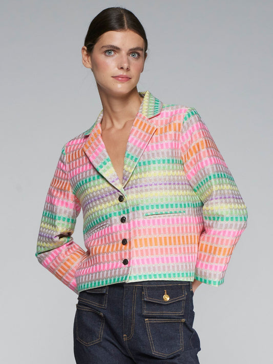Emma Jacquard Jacket - Jacket