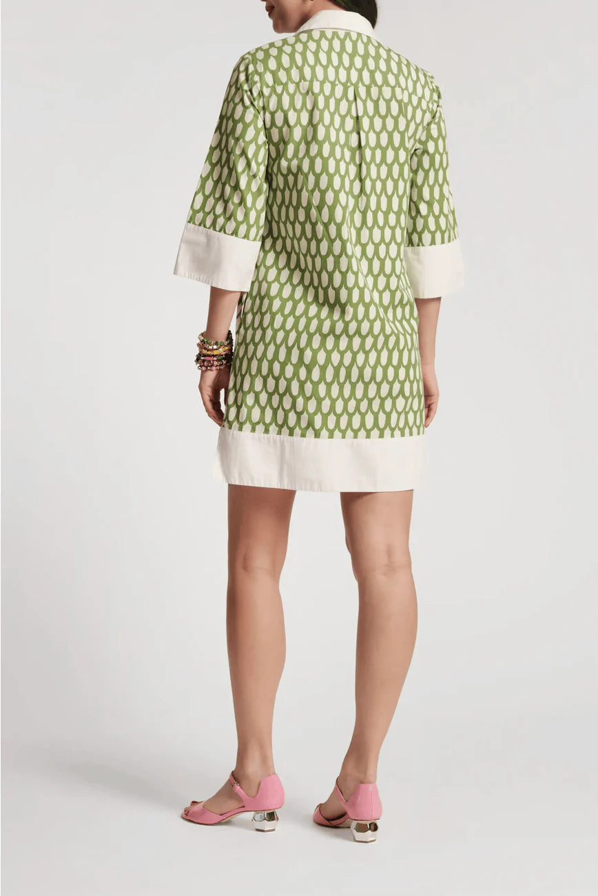 Tracey Mini Dress in Loop Print
