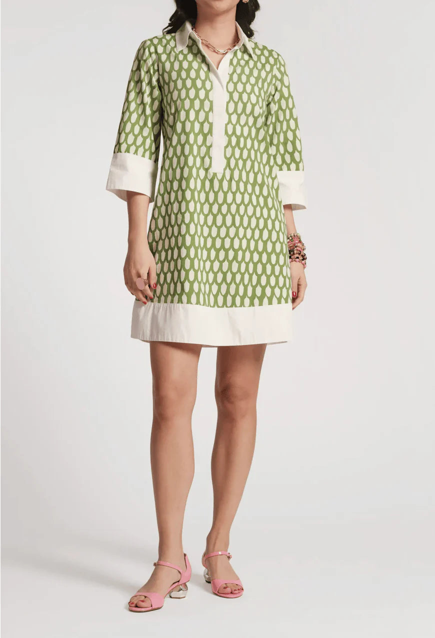 Tracey Mini Dress in Loop Print