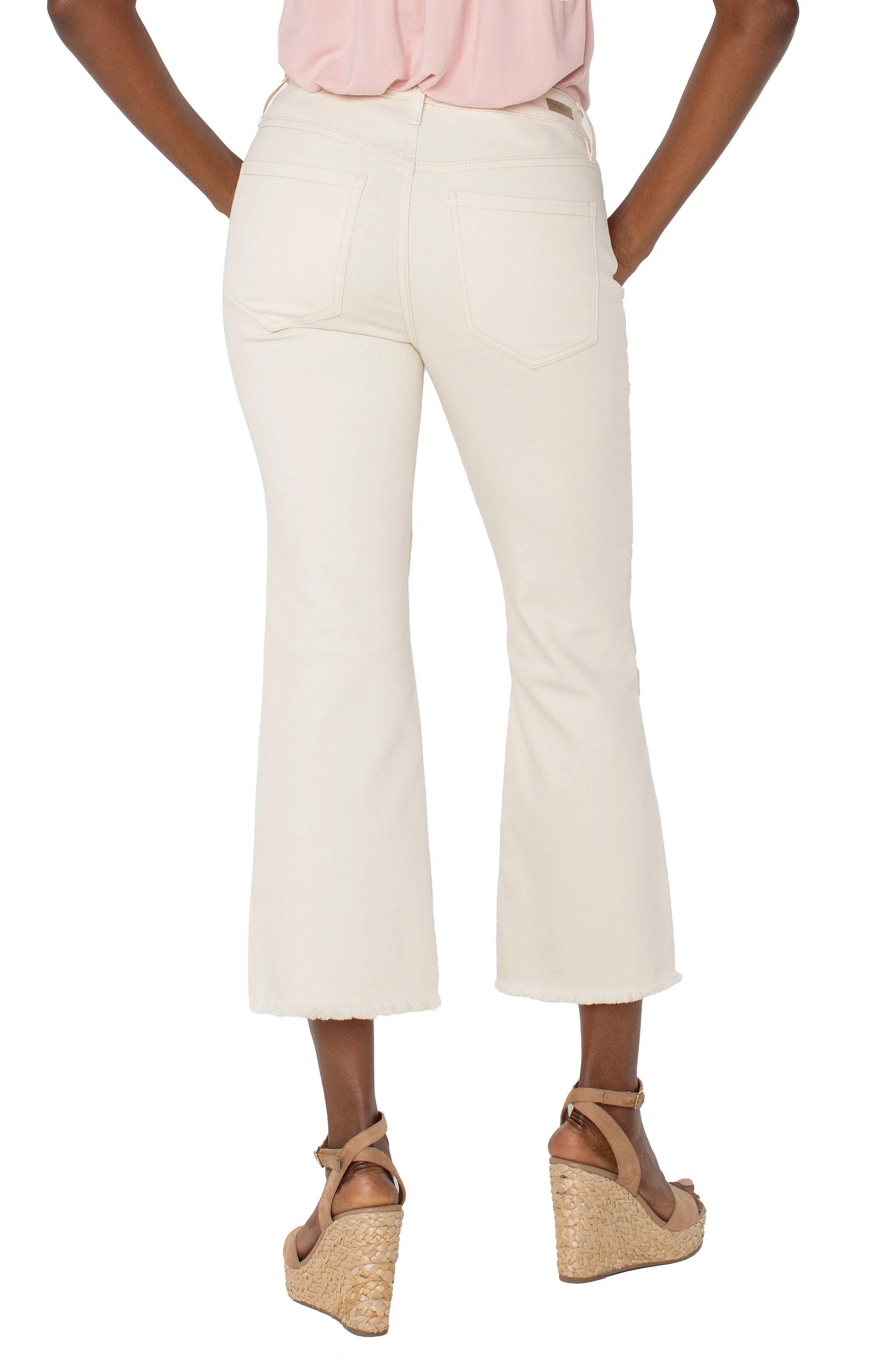 Hannah Crop Flare - Denim