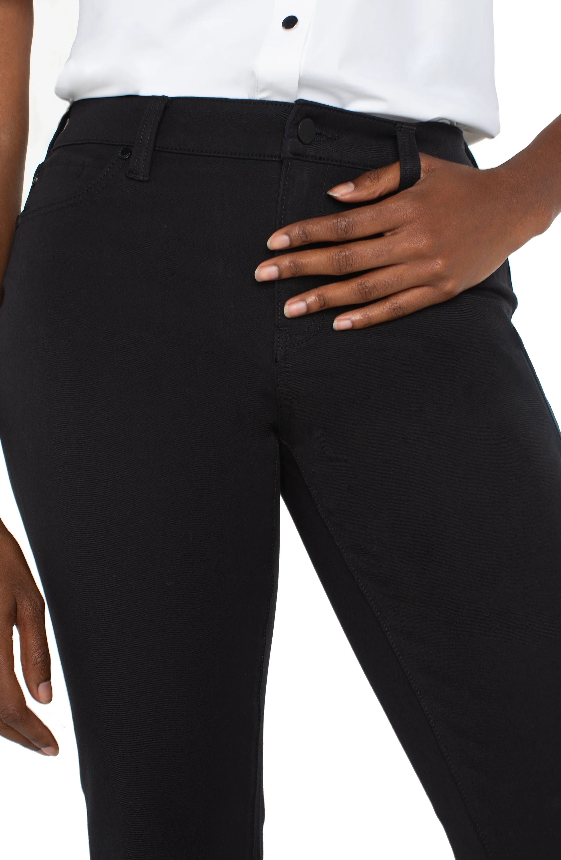Hannah Cropped Flare - Denim