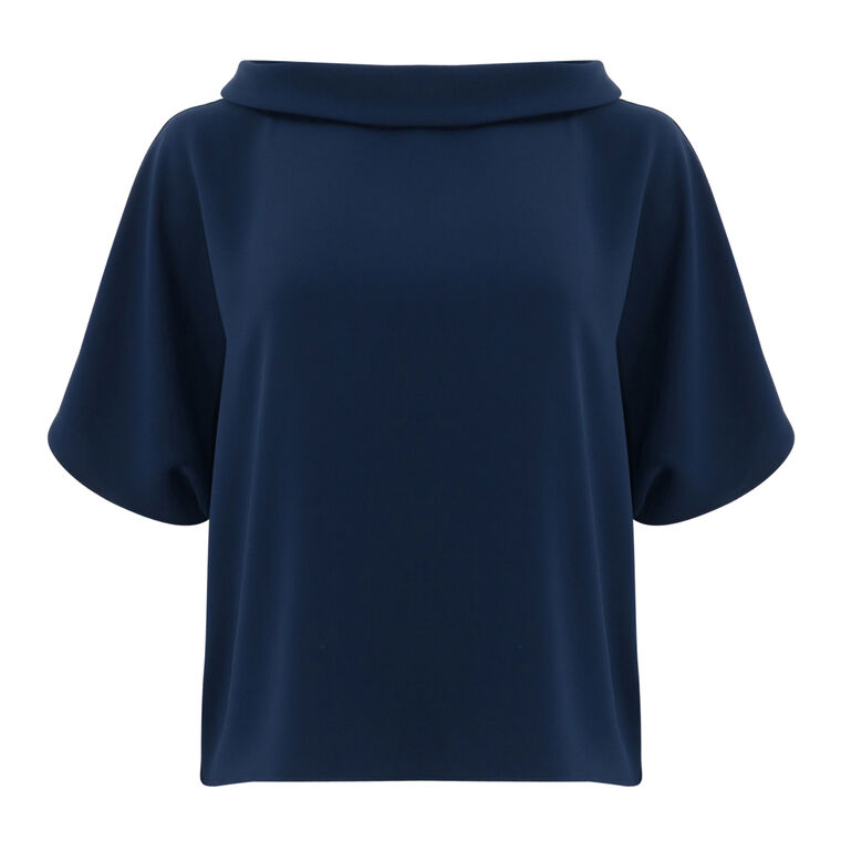 Honeysuckle Top - Small / Ink - Tops-Woven/Blouses