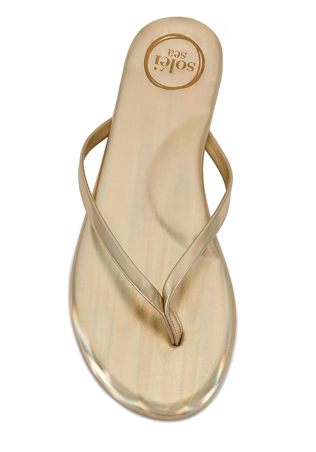 Indie Classic Thin Strap Sandal - 7 / Metallic Golden - Accessories