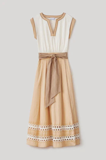 Isadora Midi Dress - Small / Pebble - Dress