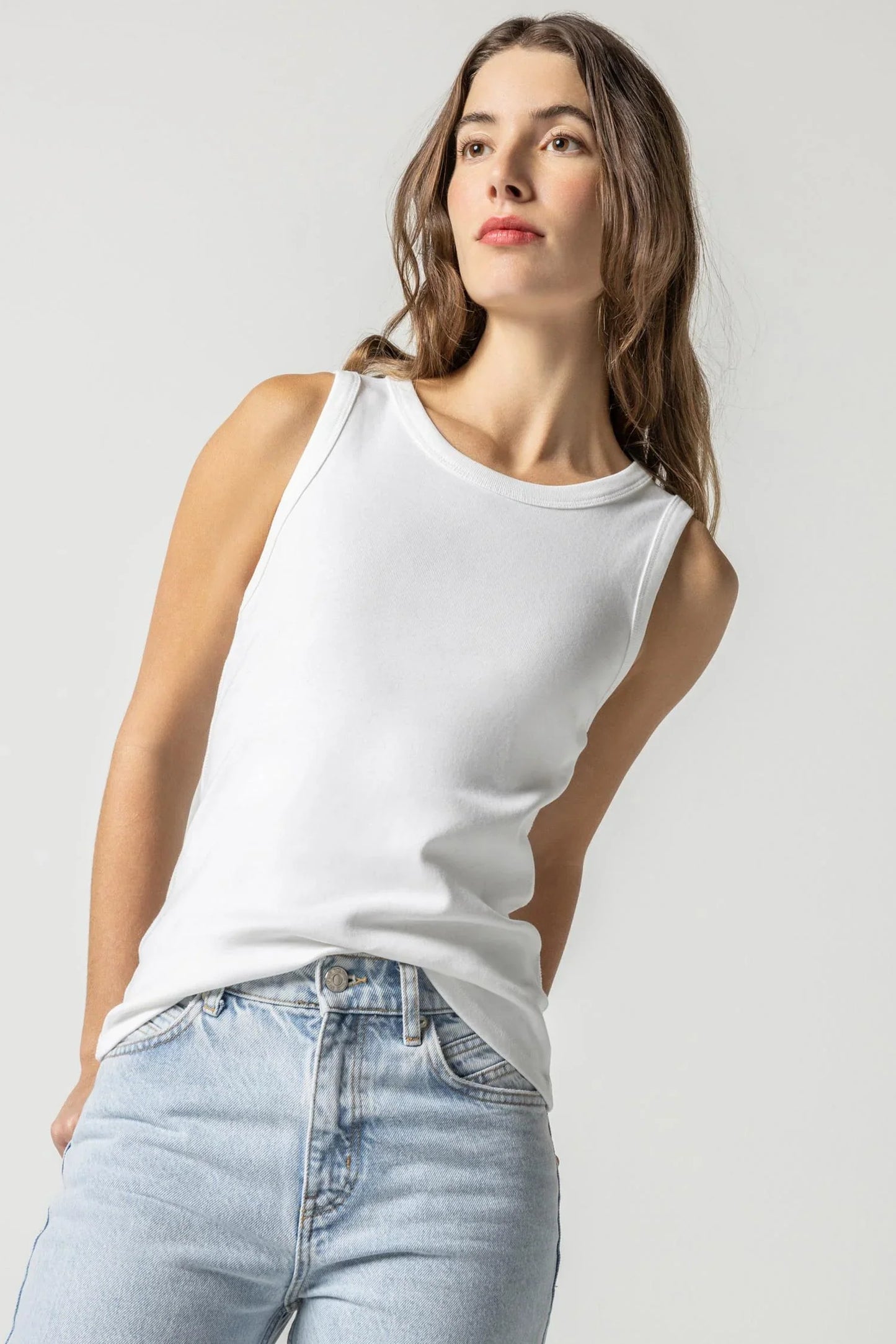 Jewel Tank - Small / White - Tops-Tee Shirts/Tanks