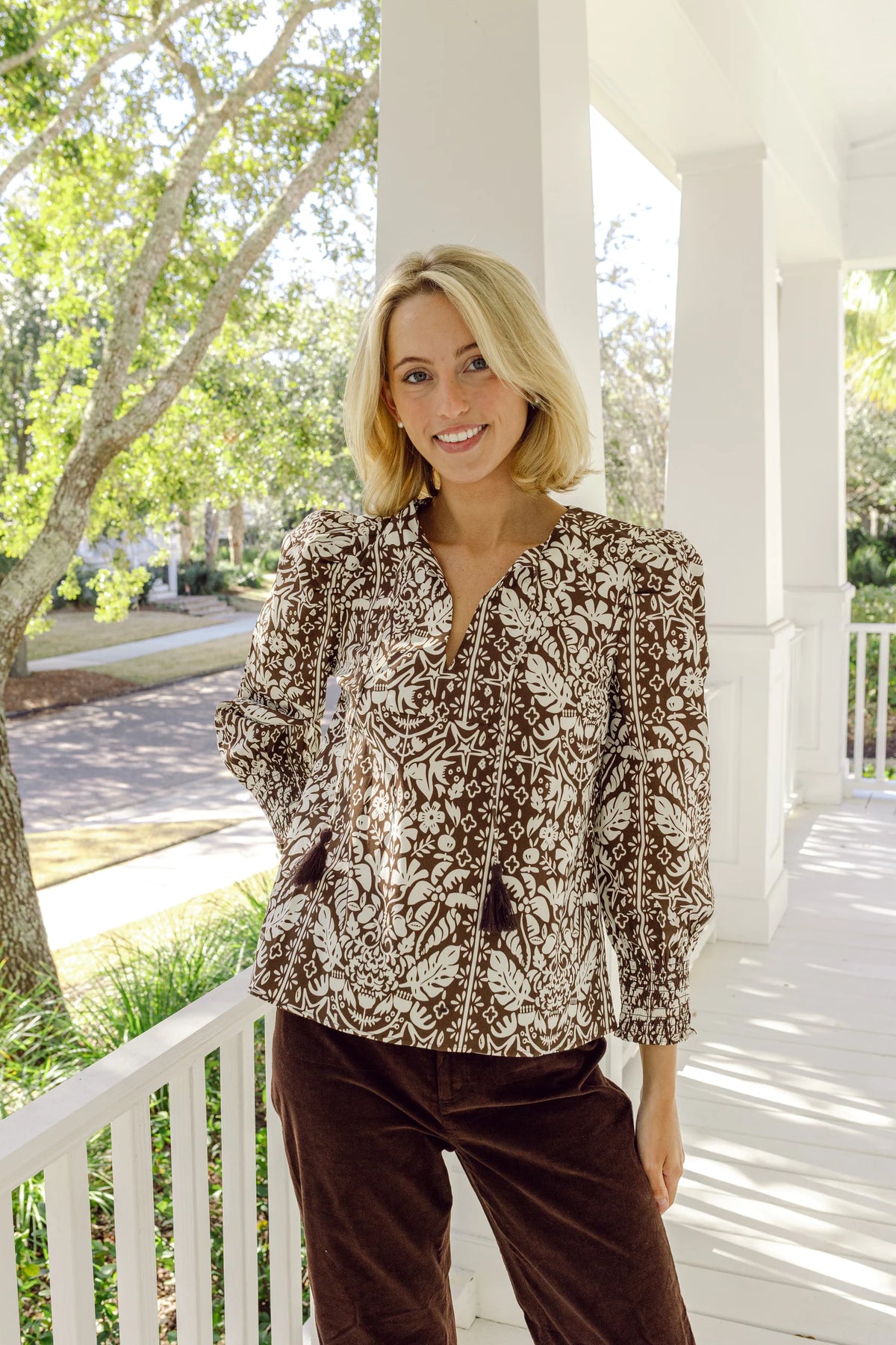 Tassel Front Top