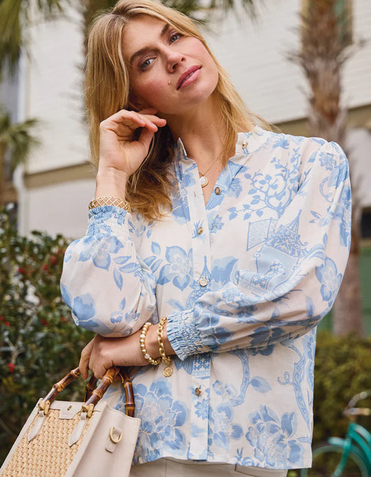Lindita Blouse - Tops-Woven/Blouses