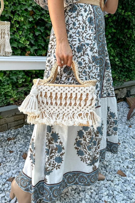 Macrame Palm Citron Small Bag - Small / Citron - Accessories
