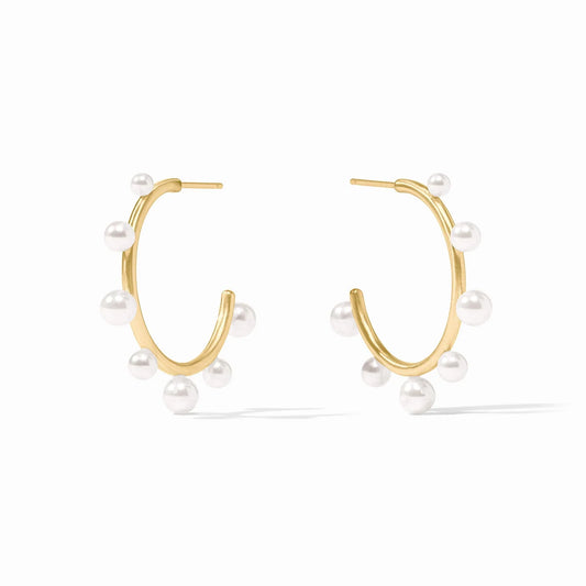 Medium Hydra Stone Hoop - Jewelry