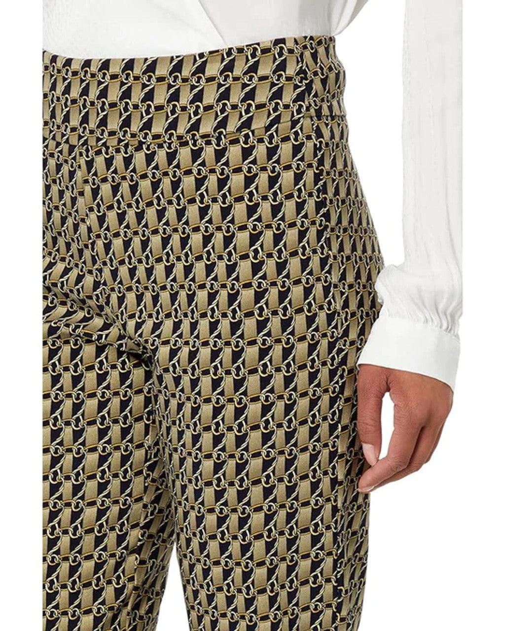 Print Ankle Pant - 2 / Gold Chain - Pants
