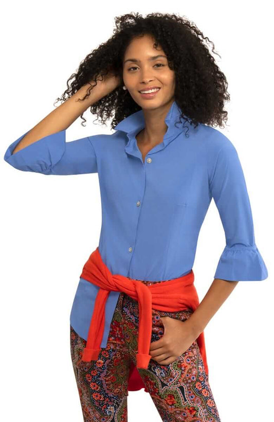 Priss Chiffon Blouse - Tops-Novelty/Cut & Sewn