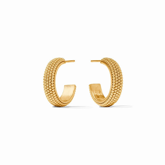 Small Beaded Eternity Hoop - Jewelry