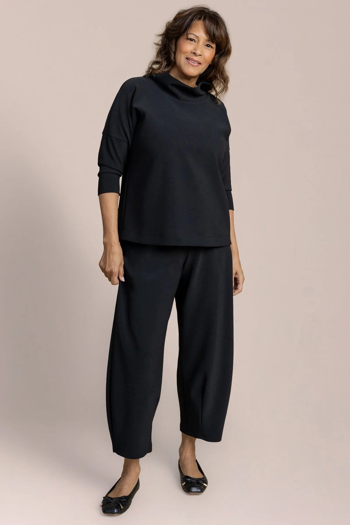 Soffio Crepe Narrow Lantern Pant
