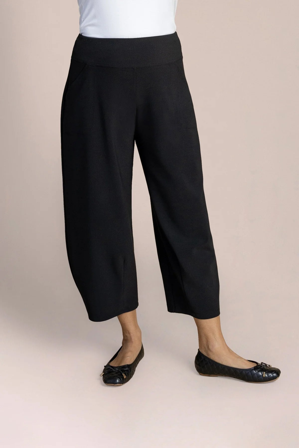Soffio Crepe Narrow Lantern Pant