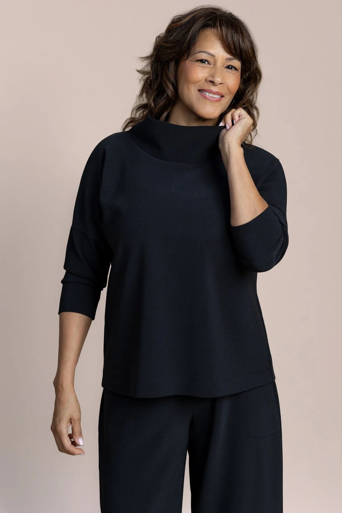 Soffio Crepe Slouch Sweatshirt