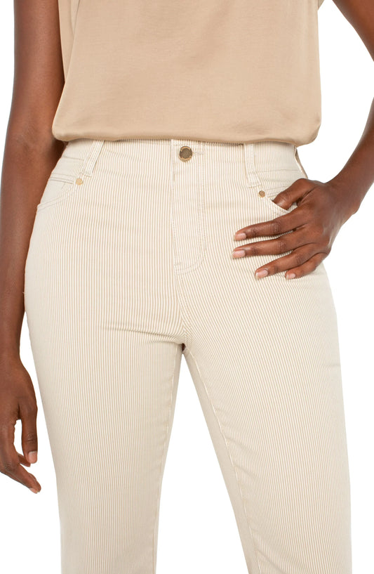The Gia Glider® Crop Flare With Back Pleat - Pants