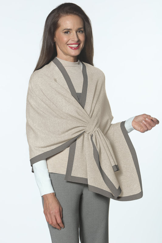 Tipped Wrap - One Size / Fawn/Putty - Accessories