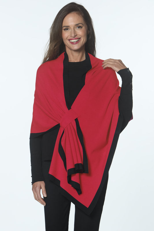 Tipped Wrap - One Size / Red/Black - Accessories