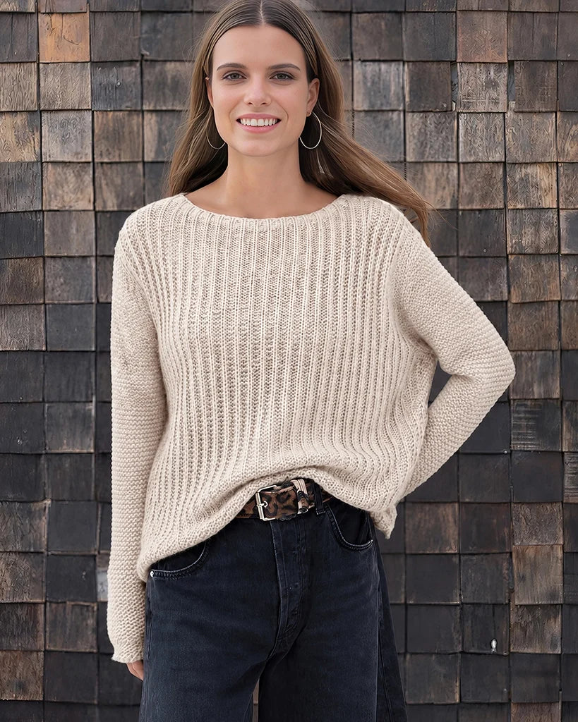 Greta Crew Chunky Sweater