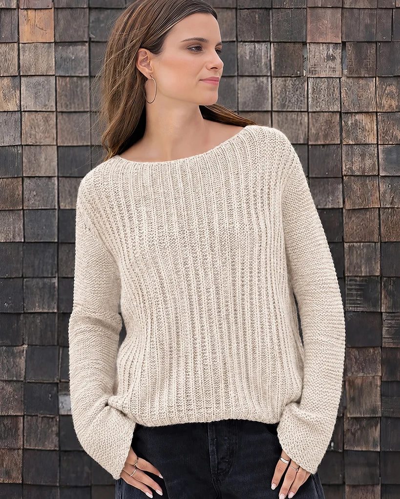 Greta Crew Chunky Sweater